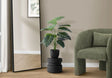 24" Tall, Artificial Plant, Alocasia, Indoor, Faux, Fake, Table, Greenery, Potted, Real Touch, Decorative - Green / Black - Furniture Home Direct