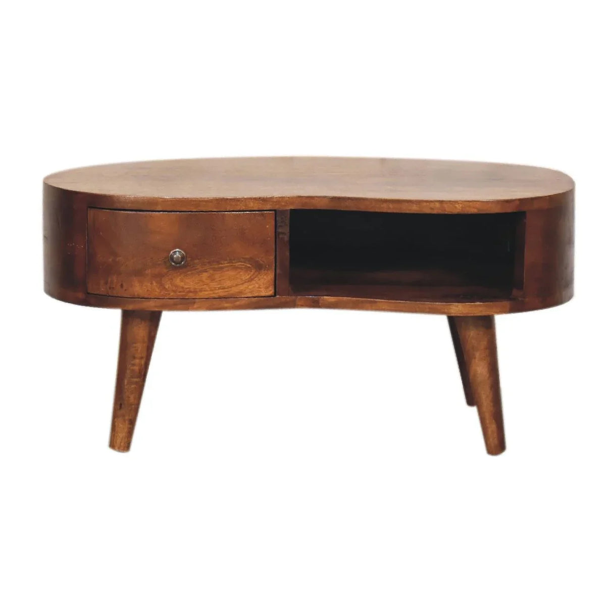 Wave Coffee Table With 1 Drawer - Furniture Home Direct