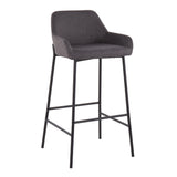 Daniella - Industrial Fixed Height Bar Stool (Set of 2) - Furniture Home Direct