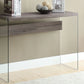 Accent Console Table For Entryway, Glossy Spacious Surface - Furniture Home Direct