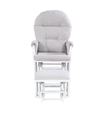 Madison - Glider & Ottoman - White Base - Furniture Home Direct