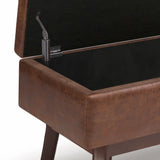 Owen - Upholstered Rectangular Storage Ottoman - Furniture Home Direct