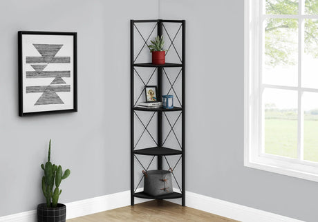 Bookshelf, Bookcase, Etagere, Corner, 4 Tier, Office - Furniture Home Direct