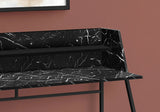 Computer Desk For Home Office, Laptop, Storage Shelves, Marble Look Contemporary & Modern - Furniture Home Direct