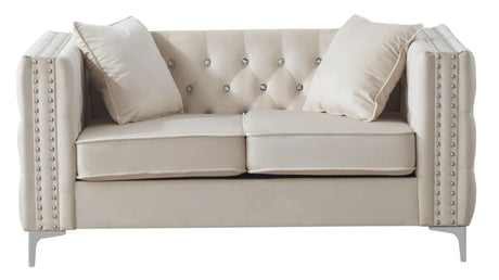 Elegant Track Arm Loveseat - Furniture Home Direct