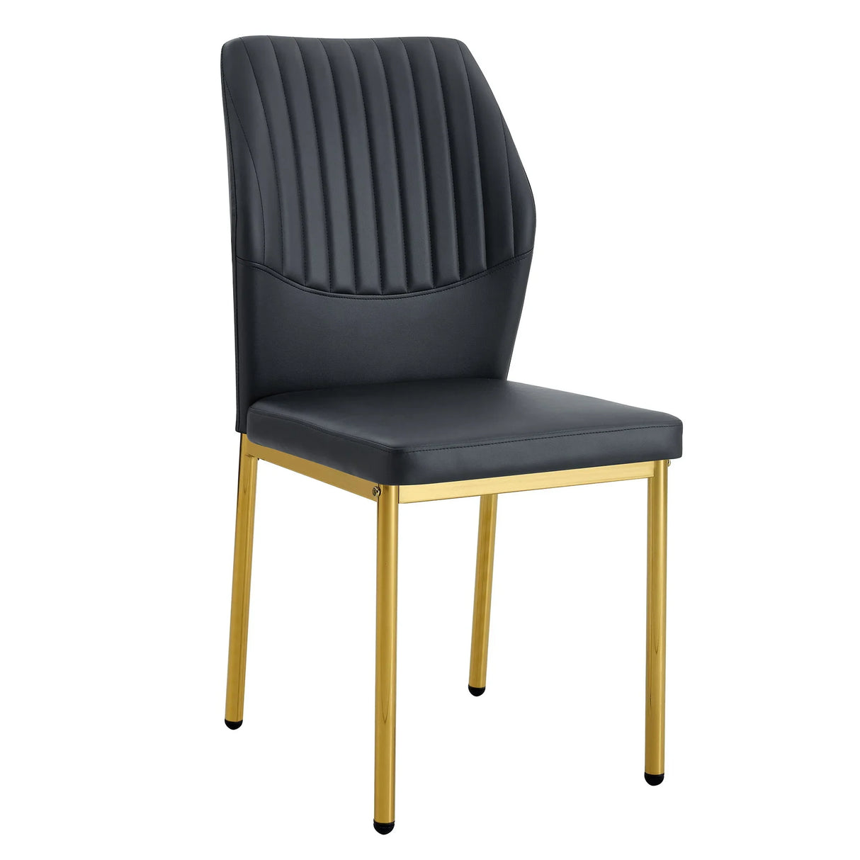 Luxury Simple Chair With Metal Gold Leg - Furniture Home Direct