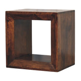 Solis - Open Side Table - Brown - Furniture Home Direct