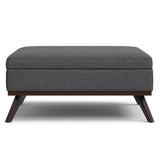 Owen - Multifunctional Square Coffee Table Storage Ottoman - Furniture Home Direct