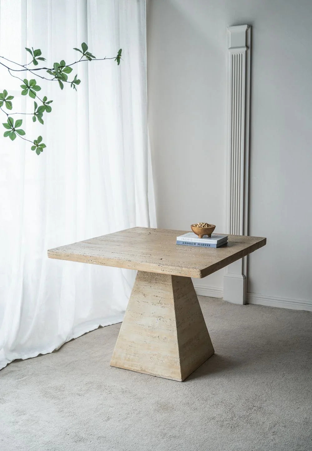 Square Dining Table With Pedestal Base - Furniture Home Direct
