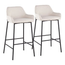 Daniella - Industrial Fixed Height Bar Stool (Set of 2) - Furniture Home Direct
