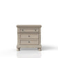 Nightstand Two Storage Drawers - Furniture Home Direct