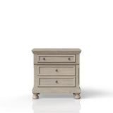 Nightstand Two Storage Drawers - Furniture Home Direct