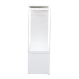 Wardrobe Closet System With Shelves And Hanging Rod White - Furniture Home Direct