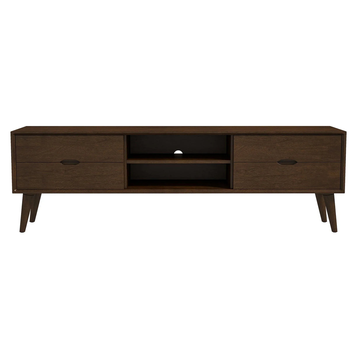 Adrian - TV Stand - Walnut Brown - Furniture Home Direct