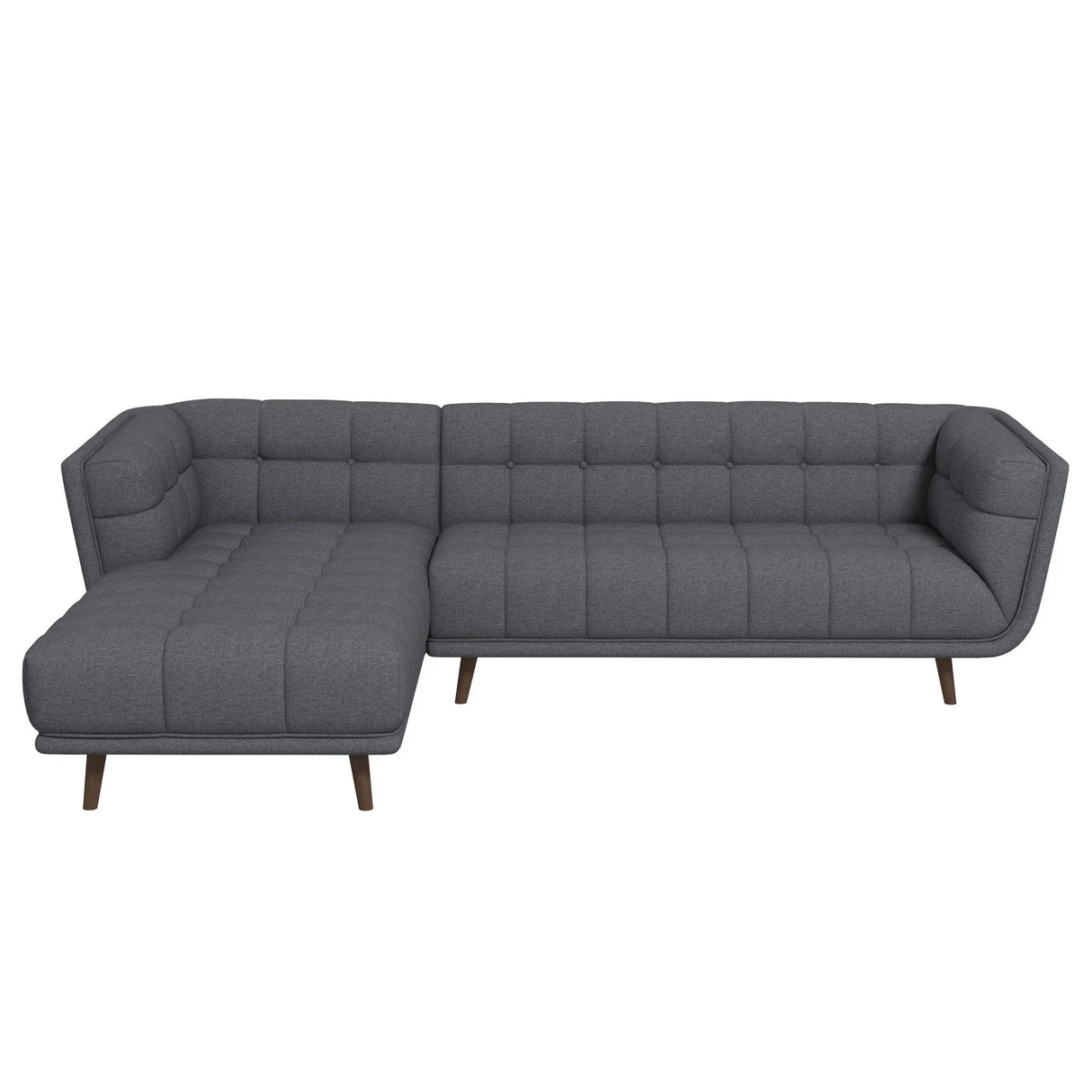 Addison - L Shape Sectional Sofa Tufted - Furniture Home Direct