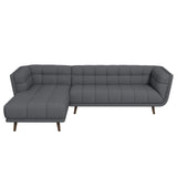 Addison - L Shape Sectional Sofa Tufted - Furniture Home Direct