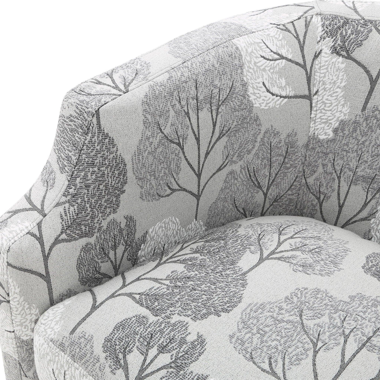 Isabelle - Swivel Glider Barrel Chair - Furniture Home Direct