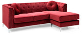 Pompano - Micro Suede Sofa Chaise - Furniture Home Direct