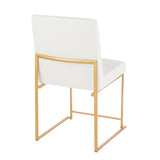 Fuji - Contemporary Stylish Frame, High Back Dining Chair (Set of 2) - Furniture Home Direct