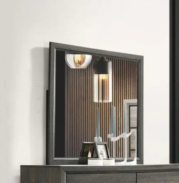 Valdemar - Weathered Mirror - Gray - Furniture Home Direct