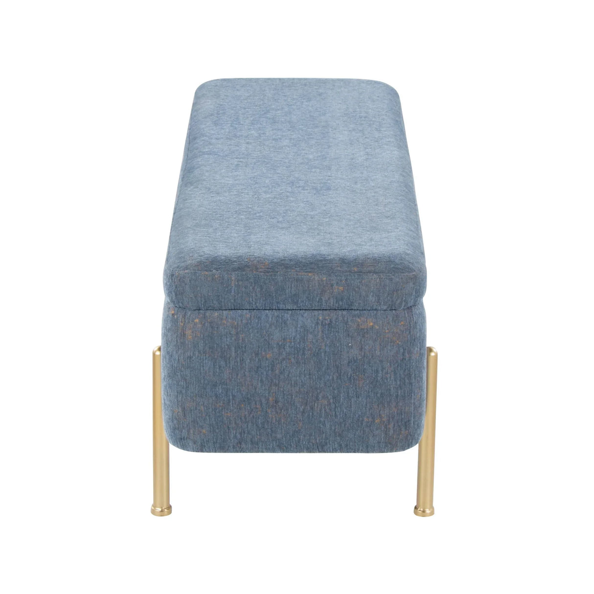 Daniella - Contemporary Bench - Gold / Blue - Furniture Home Direct