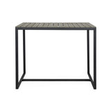 Ernesto - Outdoor Industrial Acacia Wood Bar Table