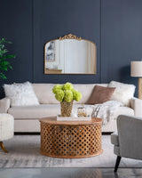 Arch Mirror, Baroque Inspired Wall Decor For Bathroom, Bedroom, Living Room - Furniture Home Direct