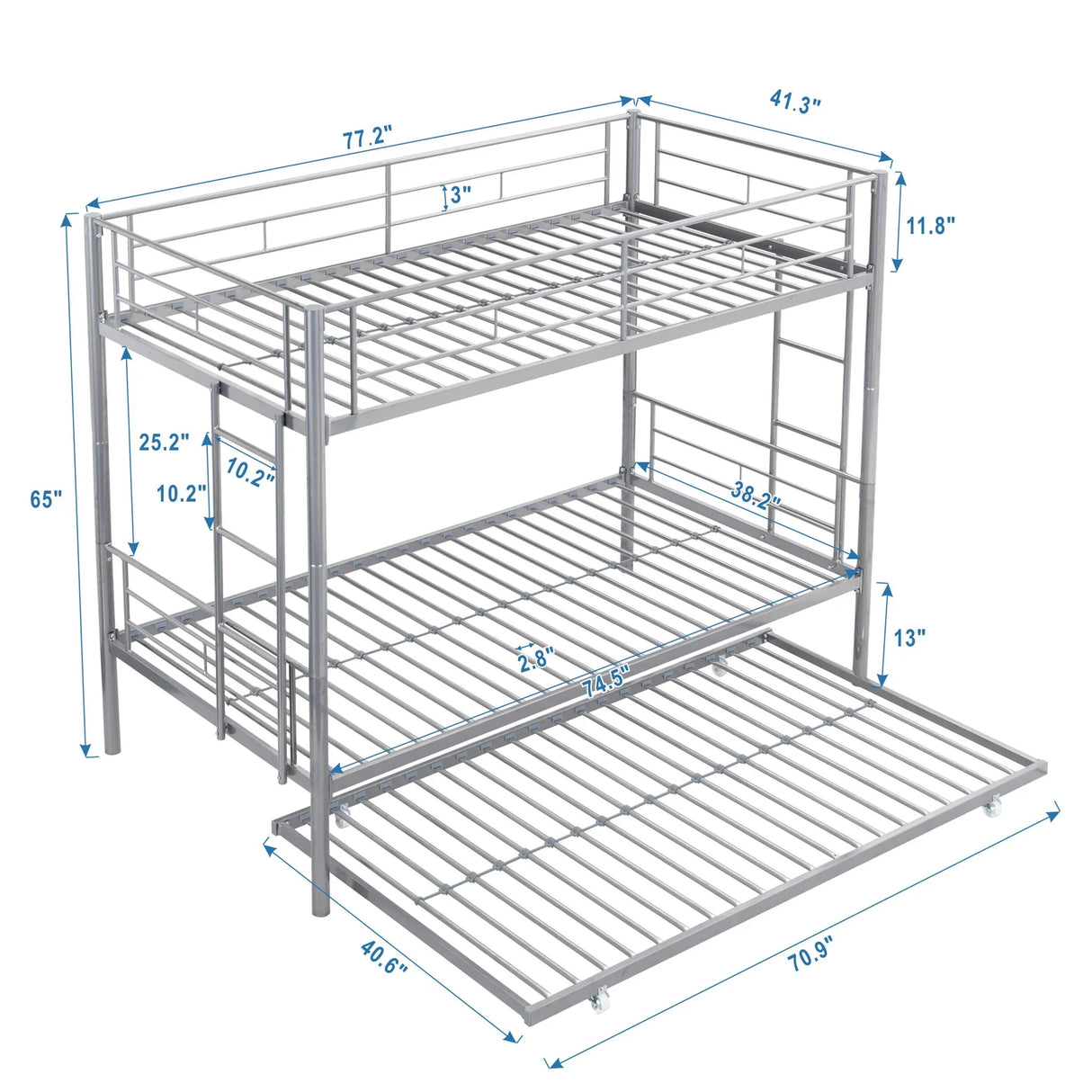 Bunk Bed With Trundle - Furniture Home Direct