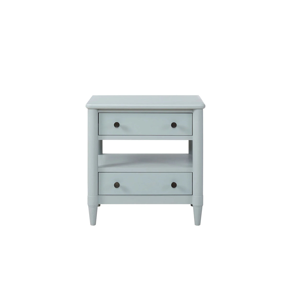 Open Nightstand With 2 Drawers - Furniture Home Direct