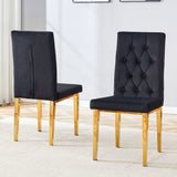 Vintage Style Armless Dining Chairs Set With Grid And Buckle Design - Furniture Home Direct