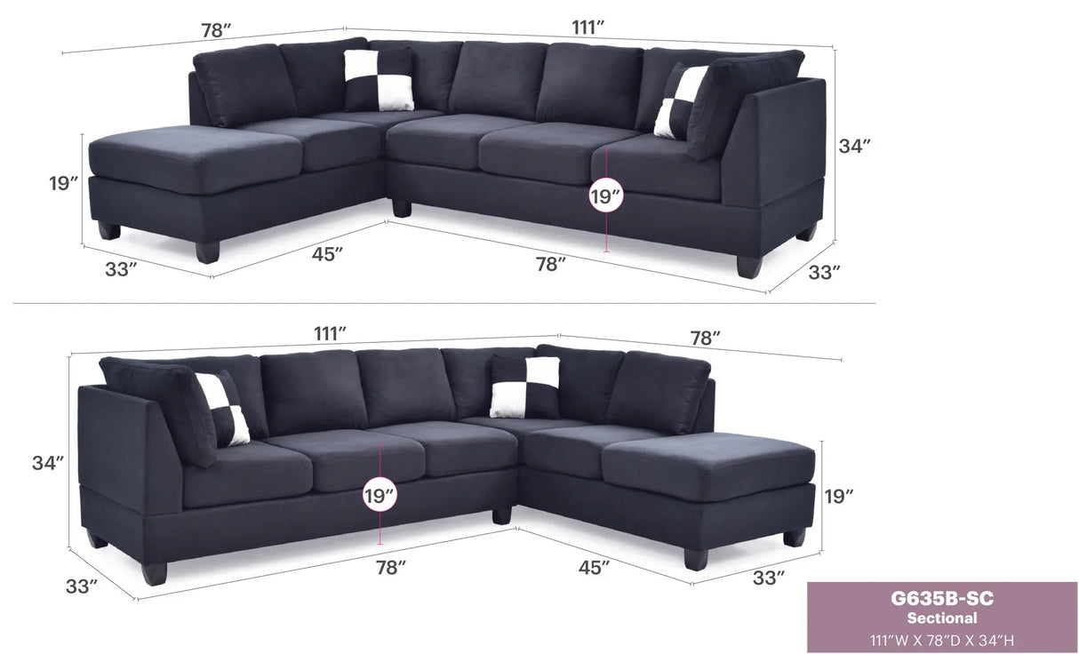 Malone - Comfort Sectional - Furniture Home Direct