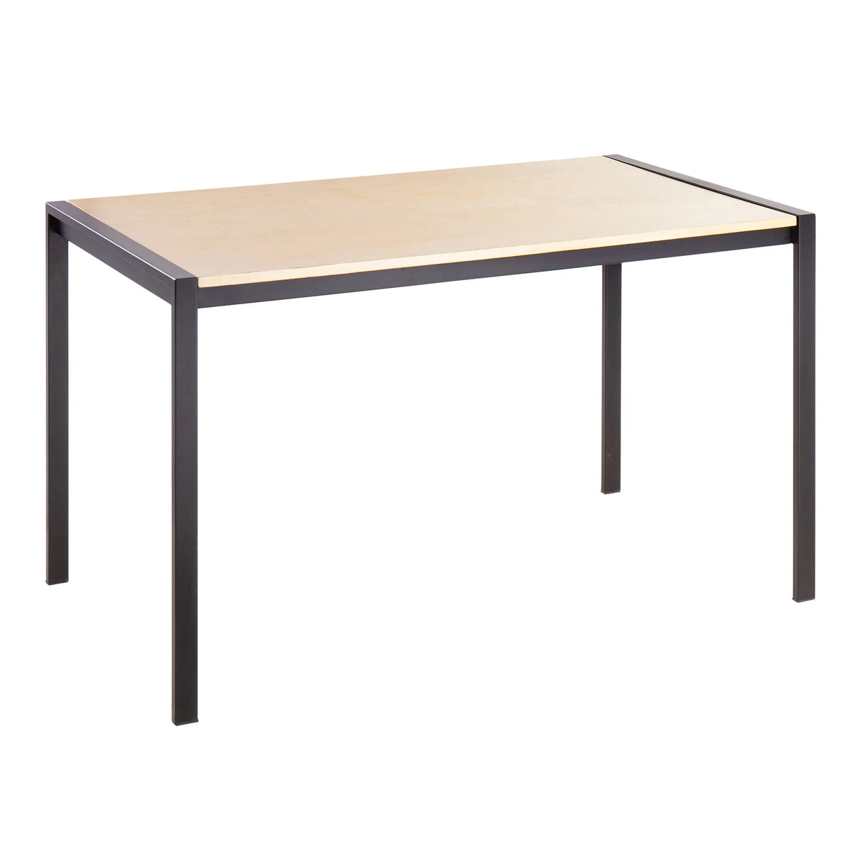 Fuji Boyne - 5 Piece Contemporary Dining Set - Black / Natural / Cream - Furniture Home Direct