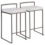 Fuji - Industrial Stackable Counter Stool Elegant Design - Furniture Home Direct
