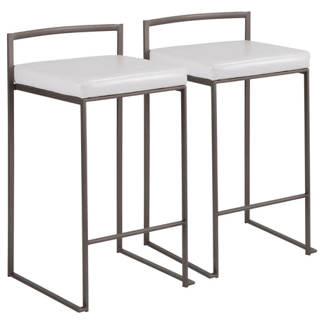 Fuji - Industrial Stackable Counter Stool Elegant Design - Furniture Home Direct