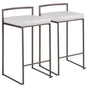 Fuji - Industrial Stackable Counter Stool Elegant Design - Furniture Home Direct