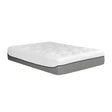 Ultra Plush 13" Gel Memory Foam Mattress For King Size Bed With Double Layered Jacquard Cover - Gray / White - Furniture Home Direct