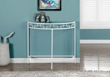 Accent Console Table For Entryway, Contemporary And Modern - White - Furniture Home Direct