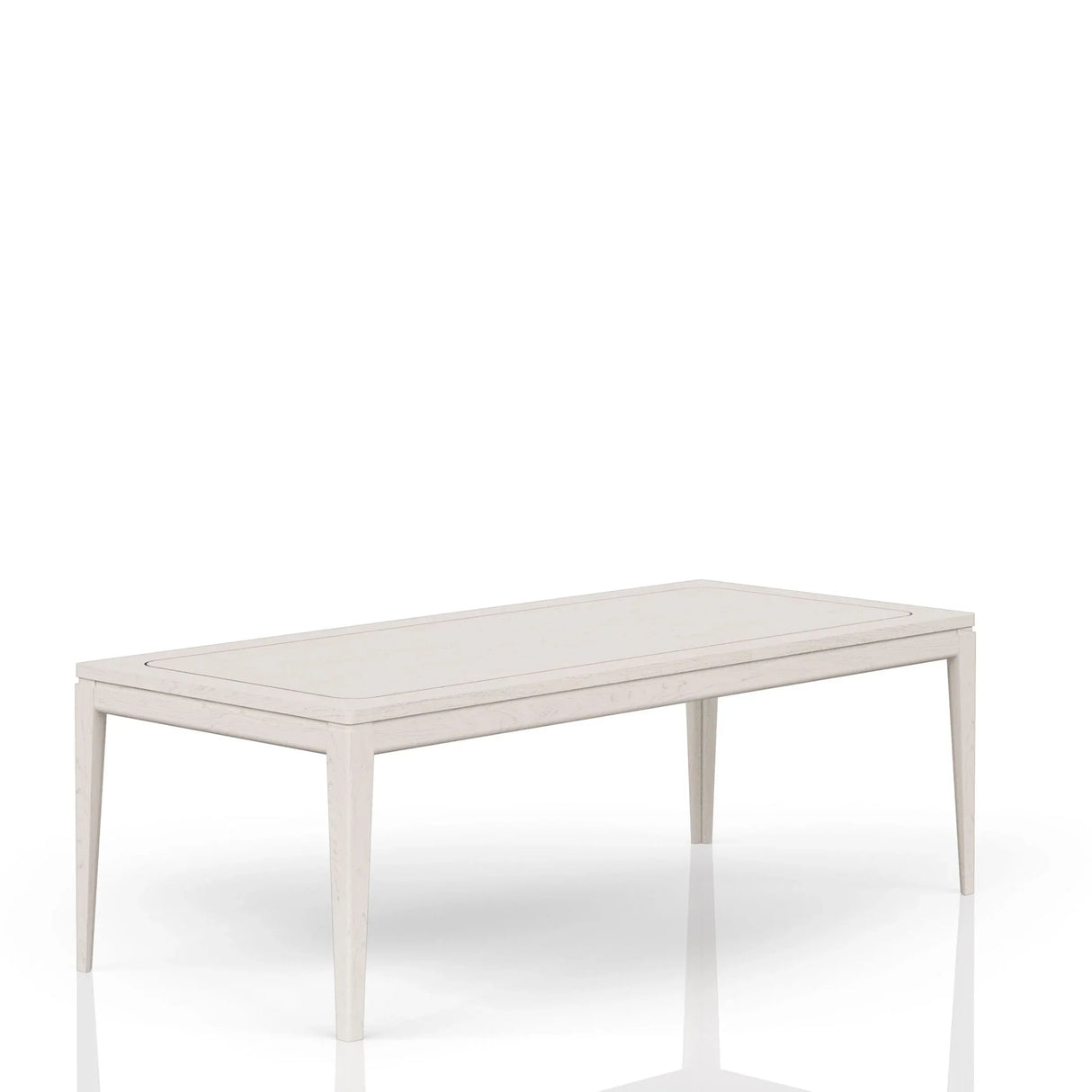 Expandable Dining Table - Vanilla White - Furniture Home Direct
