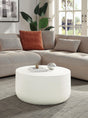 Dustan - Natural Coffee Table - White - Furniture Home Direct
