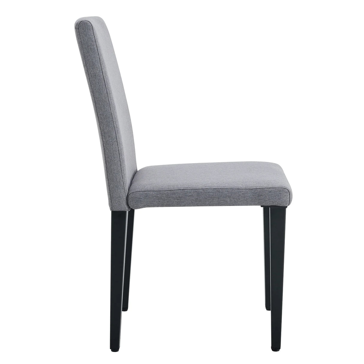 Dining Chairs Set Four Light Linen Upholstered Gray - Furniture Home Direct