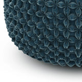 Renee - Handcrafted Round Pouf - Furniture Home Direct