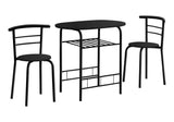 3 Pieces Dining Table Set, Small, Contemporary & Modern - Furniture Home Direct