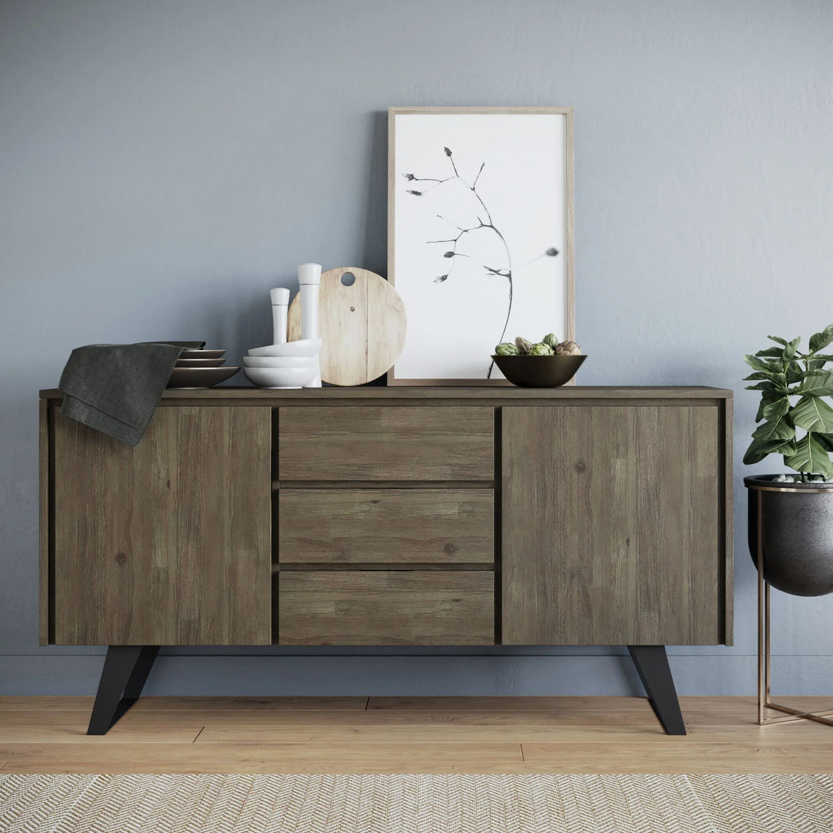 Lowry - Handcrafted Sideboard Buffet - Furniture Home Direct