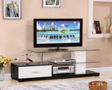 Ivana - TV Stand - White / Black - Furniture Home Direct
