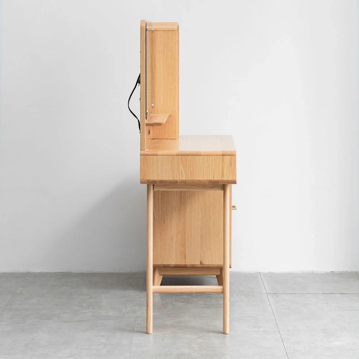 Compact Table Dresser, Accessories Storage Width Drawer - Natural - Furniture Home Direct