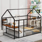 House Frame With Desk, Shelves, Power Outlets And USB Ports - Furniture Home Direct