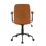 Fredrick - Contemporary Office Chair - Brown - Furniture Home Direct
