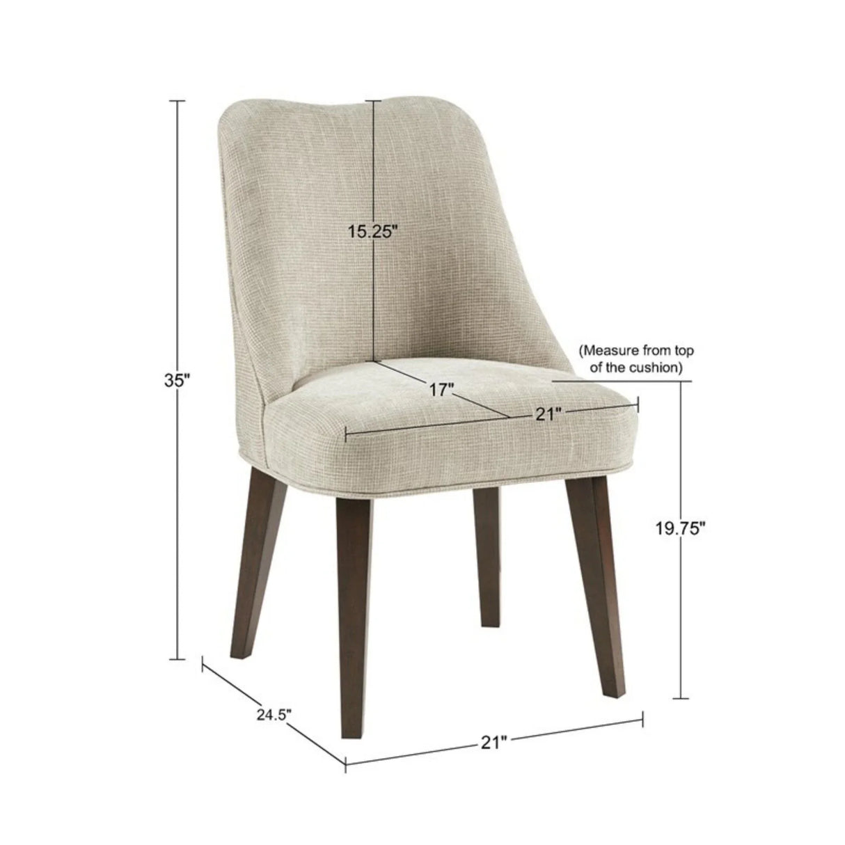 Holls - Dining Chair (Set of 2) - Beige - Furniture Home Direct
