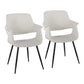 Vintage Flair - Glam, Art Deco Chair (Set of 2) - Furniture Home Direct
