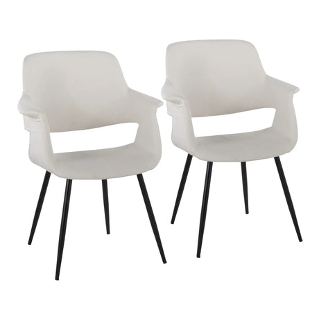Vintage Flair - Glam, Art Deco Chair (Set of 2) - Furniture Home Direct